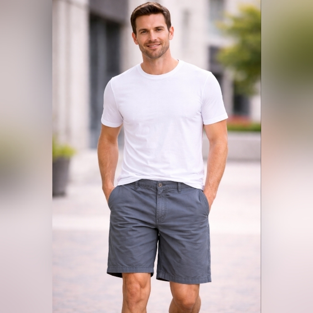 Columbia Men's Slate Gray Shorts Size 38 Outdoor Preppy Cottage